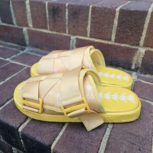 Kappa Yellow Slide Sandals